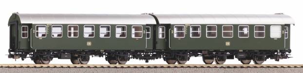 PIKO 58243 - H0 - 2-tlg. Umbauwagen-Set B3yg + B3yg, DB, Ep. III